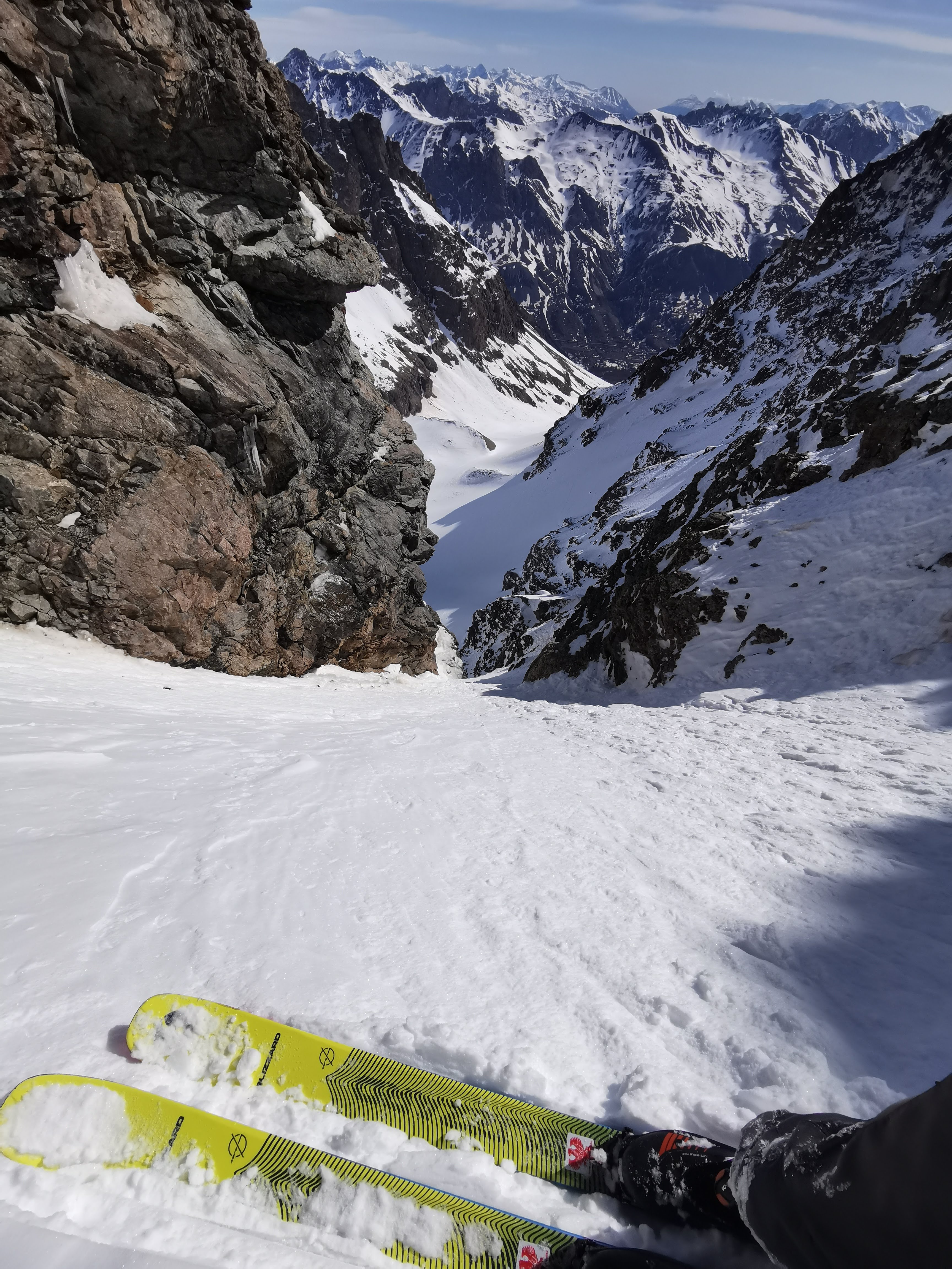 Pic du lac du Combeynot, couloir Nord Est