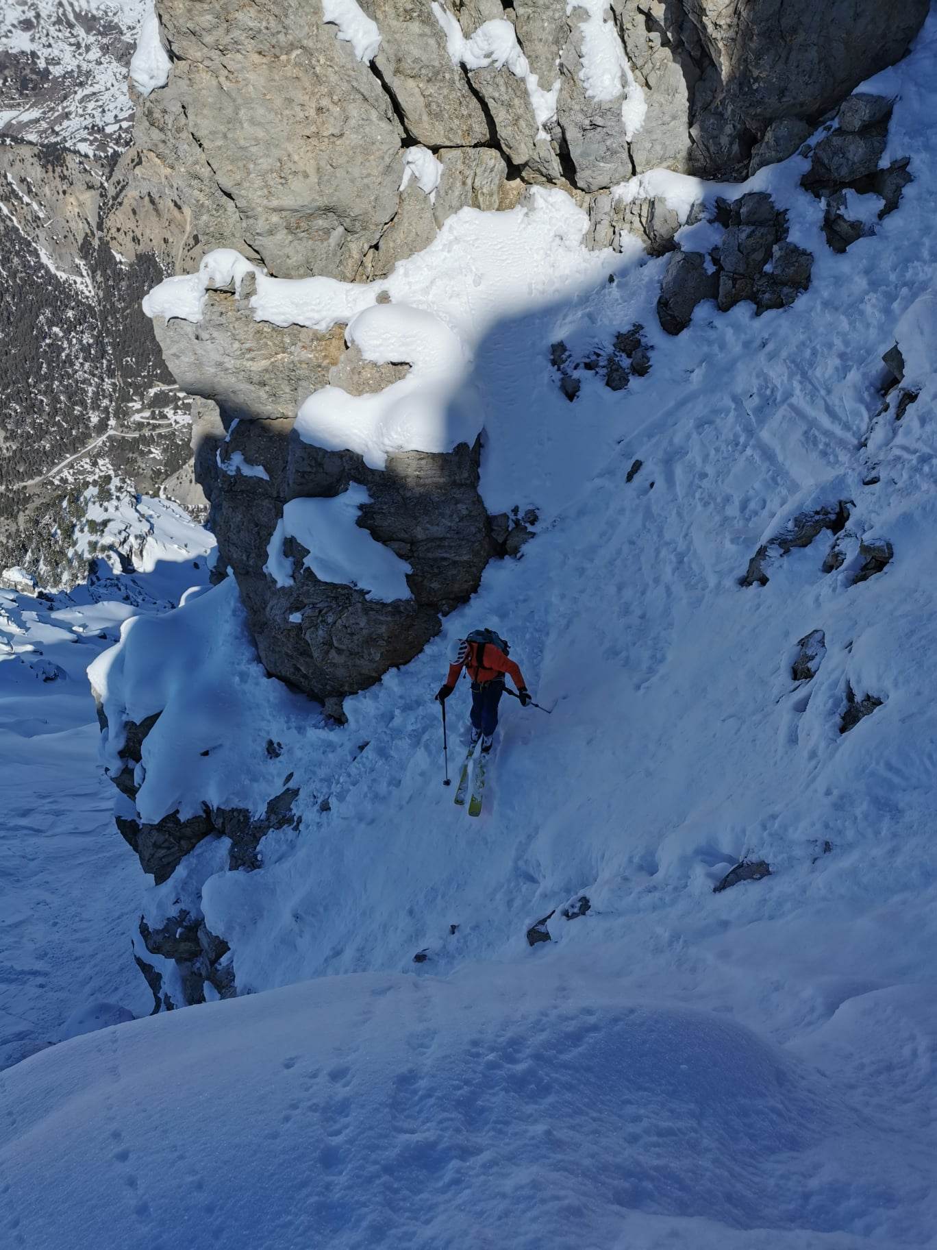 Lasseron, couloir Nord