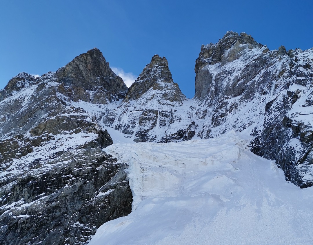 Pic sans nom, couloir Nord-Ouest