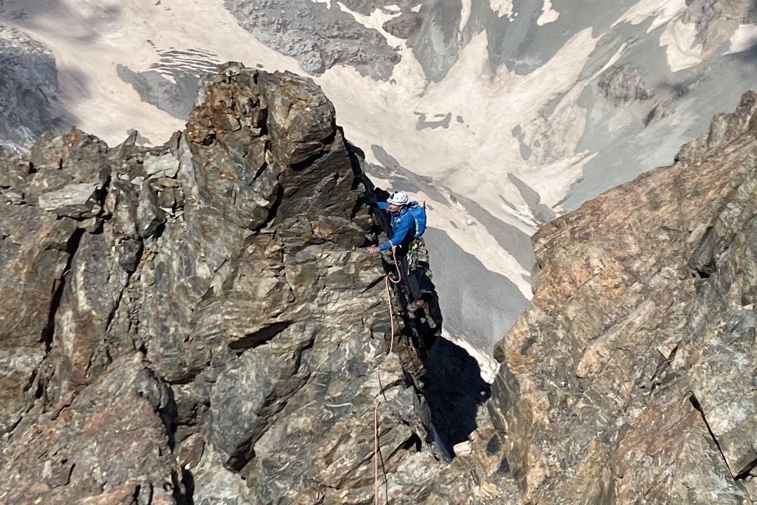 Pelvoux, arête Nord de la pointe Puiseux