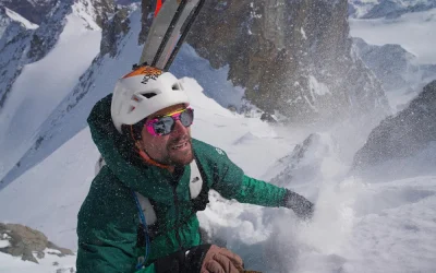 Shooting en haute montagne dans le massif des Écrins avec Benjamin Védrines