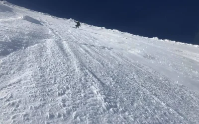 Barre des Écrins à ski